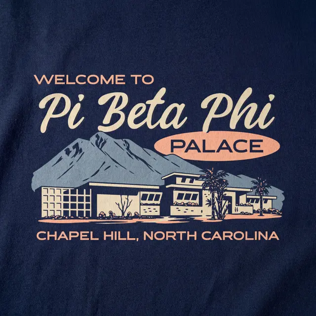 Pi Beta Phi Mountain Graphic Rush Shirt