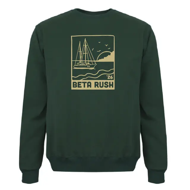 Beta Theta Pi Nautical Sunset Rush Crewneck 2