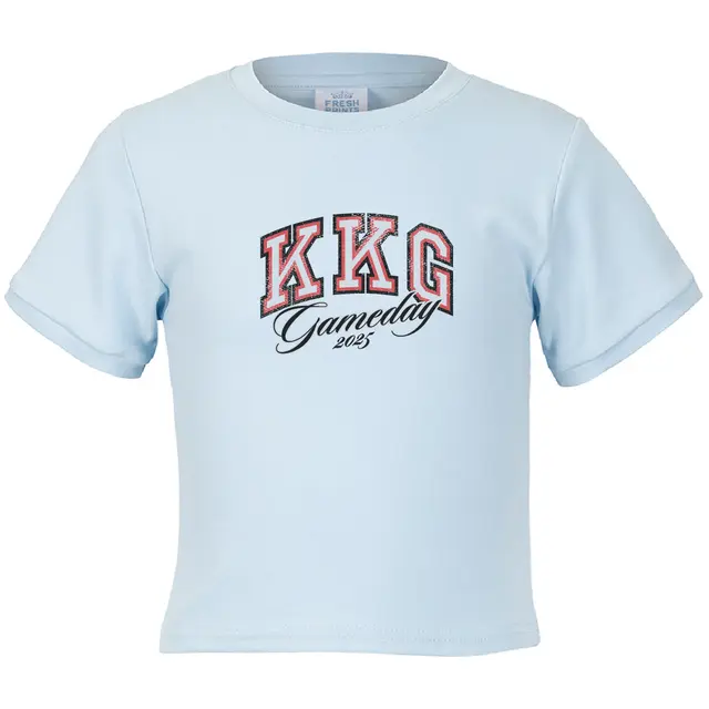 Kappa Kappa Gamma Bold Lettering Game Day Shirt-2
