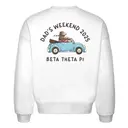Beta Theta Pi Bear in Car Dad's Weekend Sweater 2