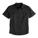 Crossroad Woven Short Sleeve Shirt Charcoal Front