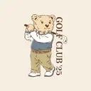 Golf Club Golfer Bear Graphic PR Hoodie