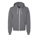 Los Angeles Apparel Flex Fleece Zip Up Hoodie f97 Asphalt Front