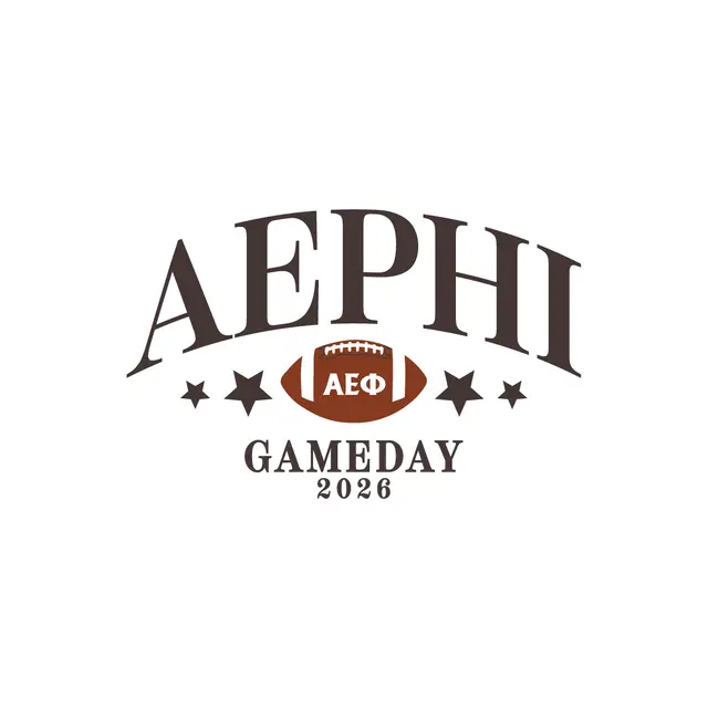 Alpha Epsilon Phi Football Stars Game Day Hoodie