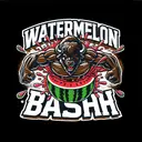 Watermelon Bash Muscular Bull Illustration PR Shirt