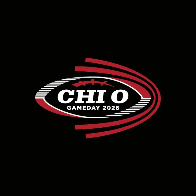 Chi Omega Football Graphic Game Day Tank