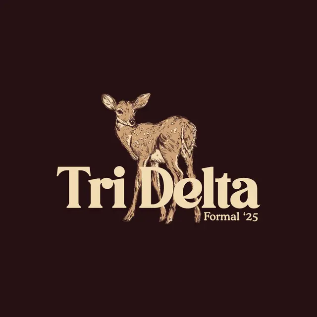 Delta Delta Delta Fawn Illustration Formal Shirt