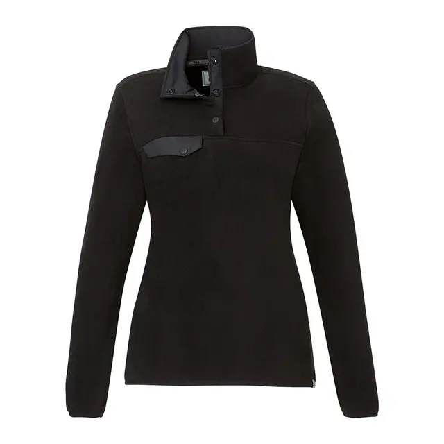 Roots73 WESTVILLE Eco Microfleece Pullover tm98156 Black Front