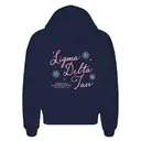 Sigma Delta Tau Script Floral Philanthropy Hoodie 2