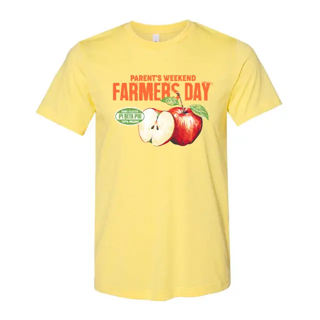 Pi Beta Phi Farmers Day Fresh Apple Parent's Weekend Shirt 2