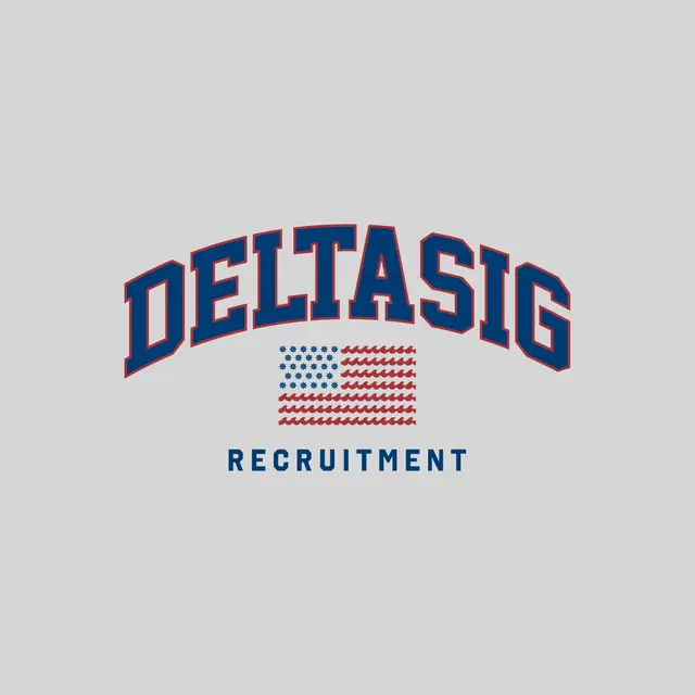Delta Sigma Phi Nautical Themed Varsity Graphic Recruitment Sweater