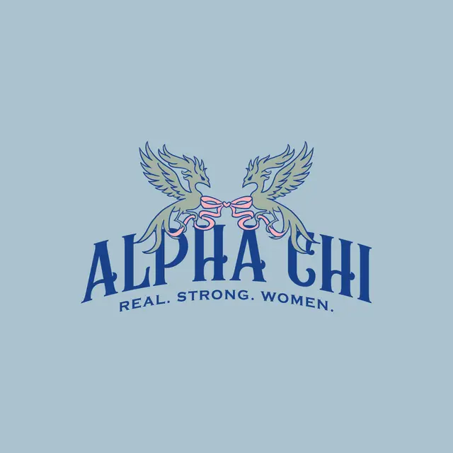 Alpha Chi Omega Dual Phoenix Ribbon PR Hoodie
