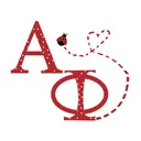 Alpha Phi Ladybug Dotted Letters PR Hoodie