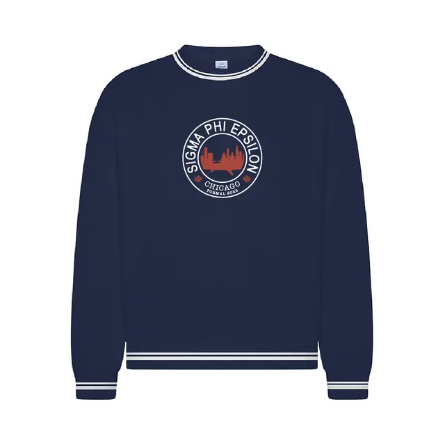 Sigma Phi Epsilon Skyline Circle Formal Crewneck 2