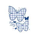 Zeta Tau Alpha Gingham Butterfly Big Little Reveal Shirt