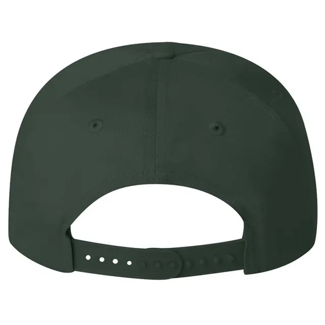 Customizable Valucap Five-Panel Twill Cap 8869 Forest Back