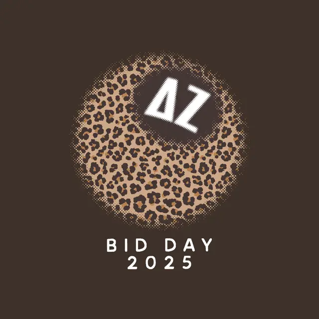 Delta Zeta Leopard Print Circle Bid Rush Tank