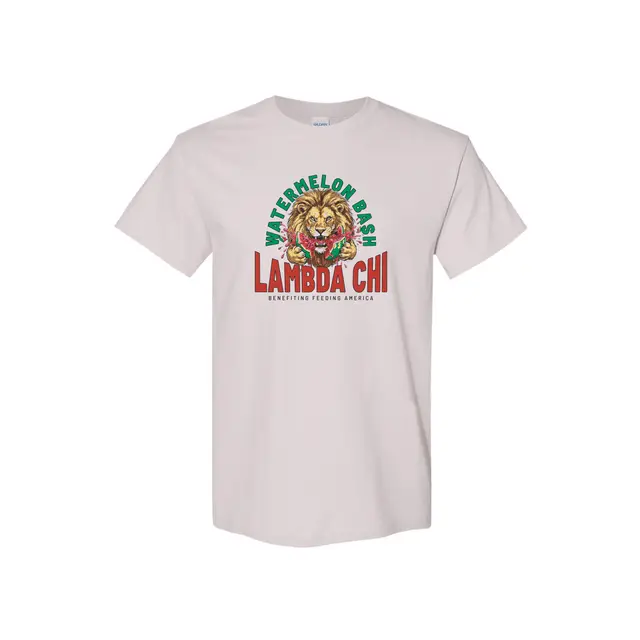 Lambda Chi Alpha Fierce Lion Watermelon Bash Shirt 2