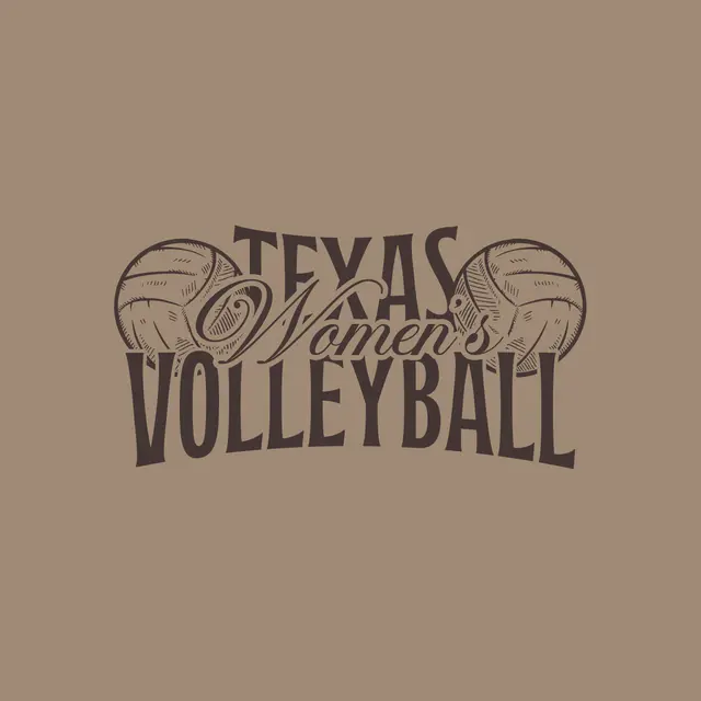 Women's Volleyball Bold Texas Volleyball Graphic PR Shirt