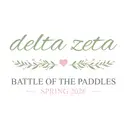 Delta Zeta Script Text and Floral Pattern PR Shorts
