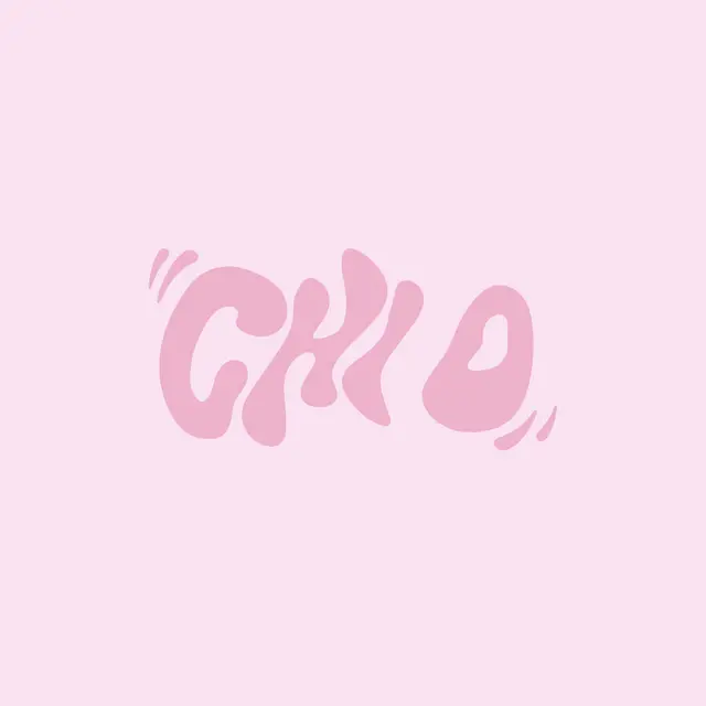 Chi Omega Groovy Pink Text PR Shirt