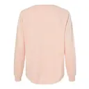 Women's California Wave Wash Crewneck Sweatshirt Blush Back