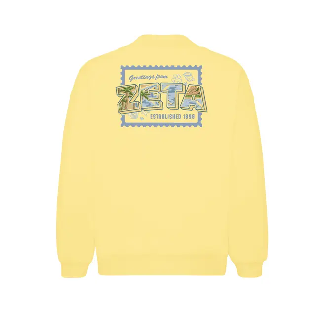 Zeta Tau Alpha Tropical Illustration PR Sweater 2