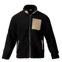 Fresh Prints Sherpa Fleece Jacket fp41 Black  Front