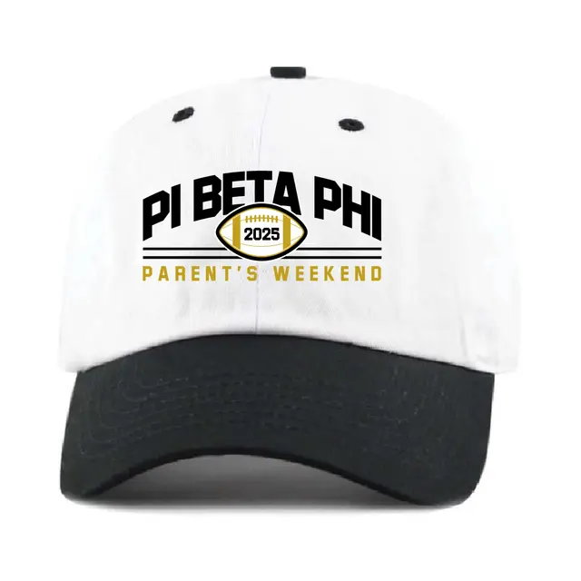 Pi Beta Phi Football Theme Parent's Weekend Hat 2