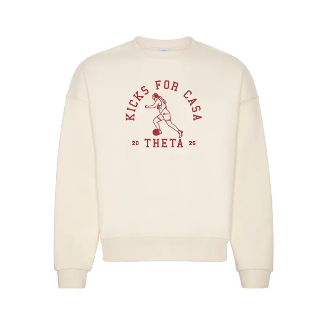 Kappa Alpha Theta Kicks for Casa Graphic Crewneck 2