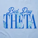 Kappa Alpha Theta Bid Day Flowing Script Tanks