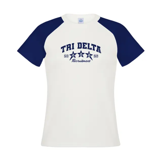 Delta Delta Delta Star Graphic Rush Shirt 2