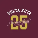 Delta Zeta Bold Number and Script Game Day Jersey