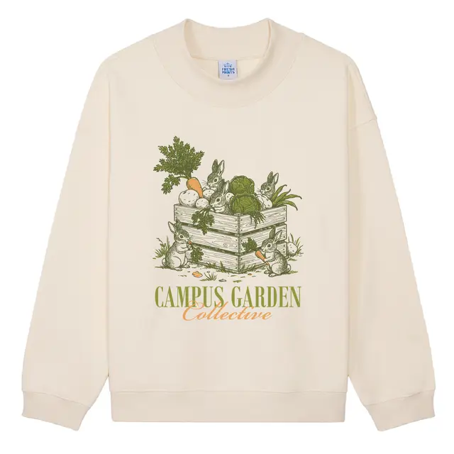 Campus Garden Collective Bunnies with Veggie Crate PR Sweater 2