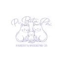 Pi Beta Phi Cute Cat Illustration Parent's Weekend Crewneck