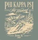 Phi Kappa Psi Mountain Ski Graphic PR Hoodie