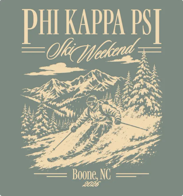 Phi Kappa Psi Mountain Ski Graphic PR Hoodie