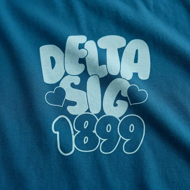 Delta Sigma Phi Playful Lettering PR Crewneck