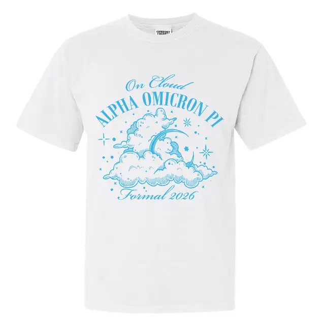Alpha Omicron Pi Cloud and Moon Formal Shirt 2