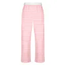 Fresh Prints San Diego Graphic Heavyweight Sweatpants Blush White Stripe Front