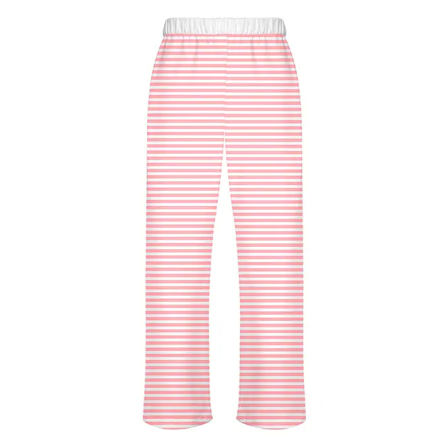 Fresh Prints San Diego Graphic Heavyweight Sweatpants Blush White Stripe Front