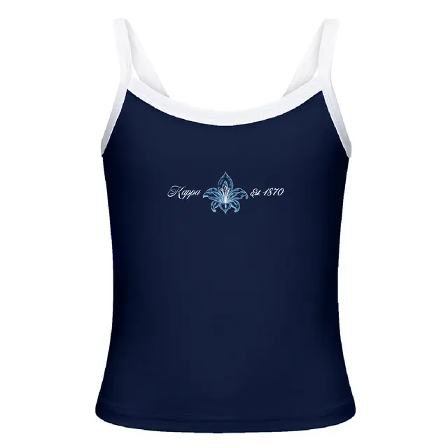 Kappa Kappa Gamma Blue Floral PR Tank 2