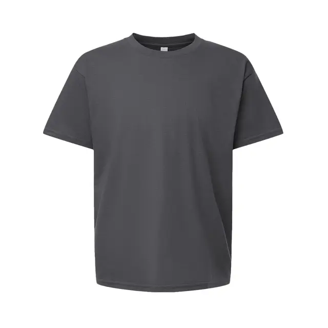 Youth Fine Jersey Tee Asphalt Front