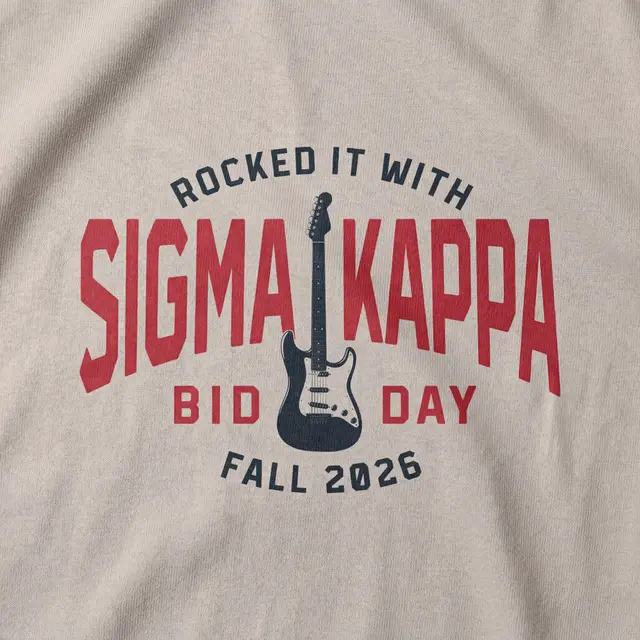 Sigma Kappa Electric Guitar Bid Tank