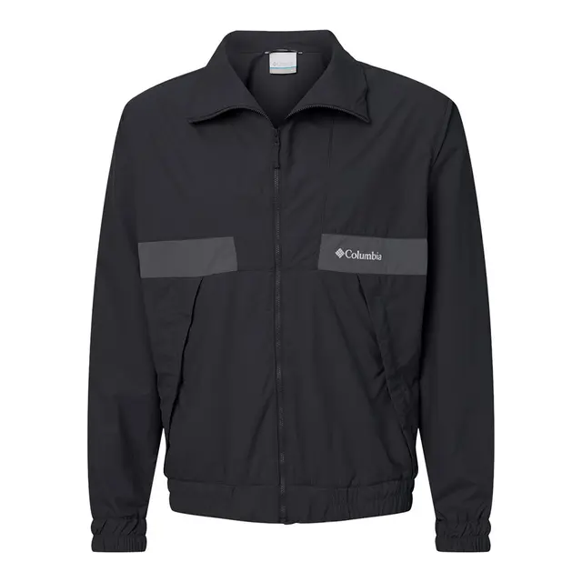 Columbia Men's Spire Valley™ Windbreaker - 212106 Safari Stone Green Front