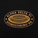 Alpha Delta Pi Stadium Graphic PR Hat