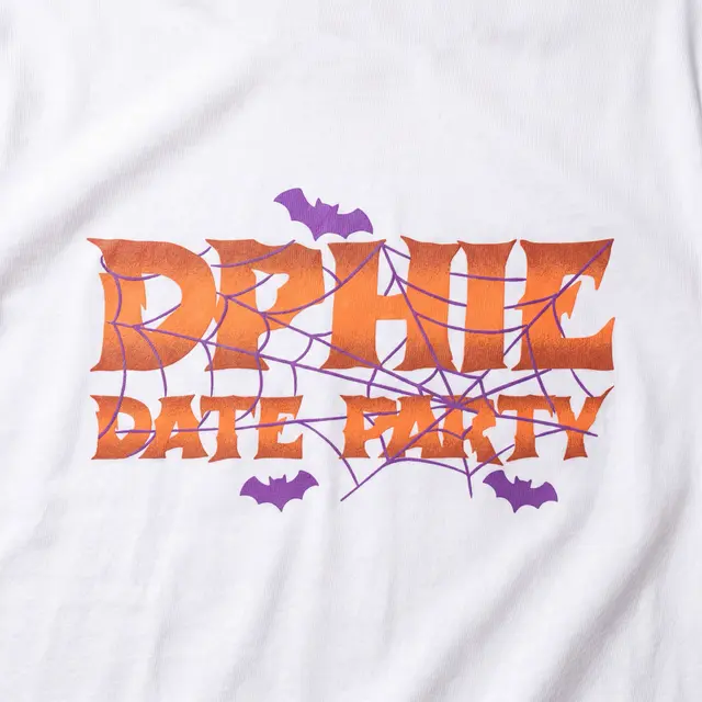 Delta Phi Epsilon Spiderweb Lettering Date Party Crewneck
