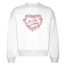 Sigma Kappa Rose Heart Holiday Party Crewneck 2