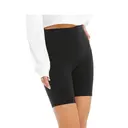 Bella + Canvas High Waist Biker Shorts 0814 Black Right