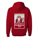 Alpha Kappa Phi SantaCon Skier Illustration Hoodie 2